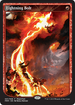 Obrázek z Magicové karty Lightning Bolt